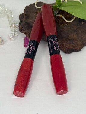 2x Too Faced Juicy Jewels Liquid Lipstick / Lip Gloss Duo - Ruby Rocks - New